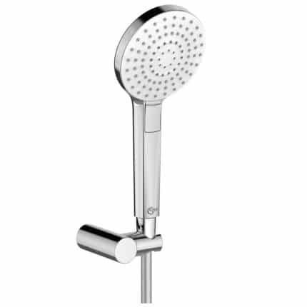 SET CERAFLEX PROMO 4 IN 1 , CAP DUS 200 MM, PARA DUS EVO ROUND 110 MM 3 JET, FURTUN DUS IDEALFLEX 1750 MM